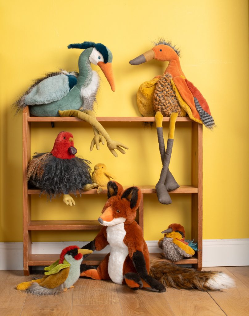 les animaux de la collection tout autour du monde et notamment la poule et le poussin