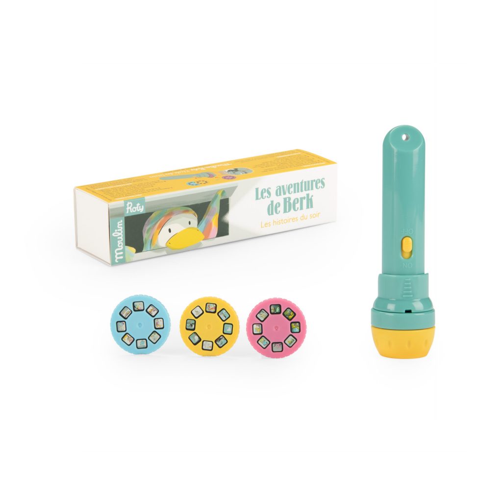 la lampe à histoire Berk et ses 3 disques 