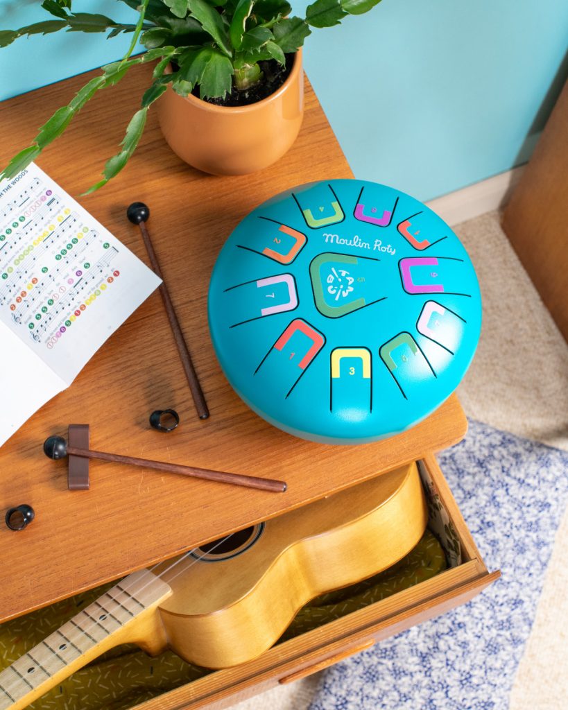 le tambour à languettes dans la jungle de chez Moulin Roty