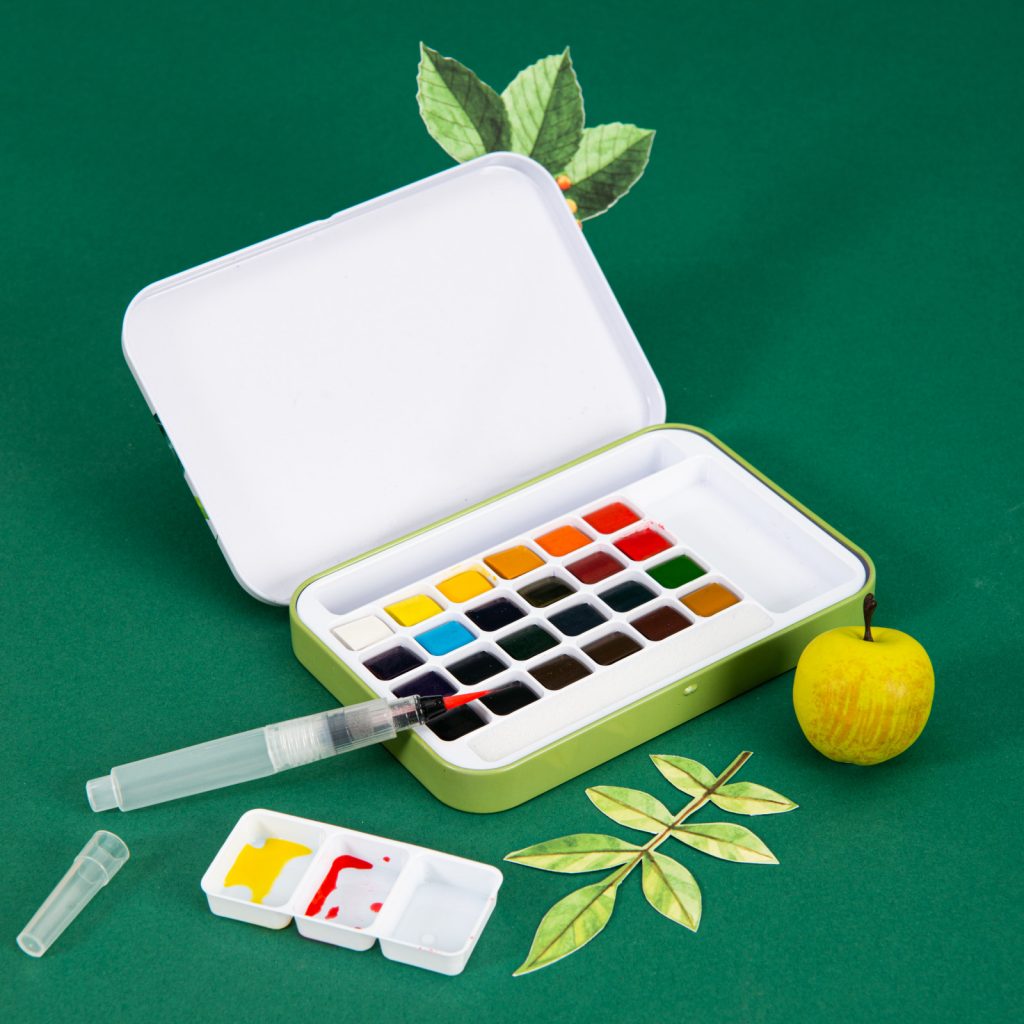 palette à aquarelle