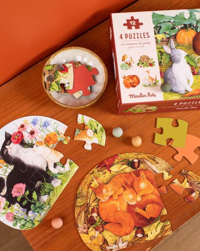 les 4 petits puzzles des animaux