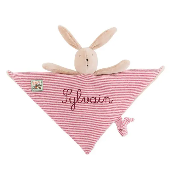 doudou personnalisable Sylvain le Lapin